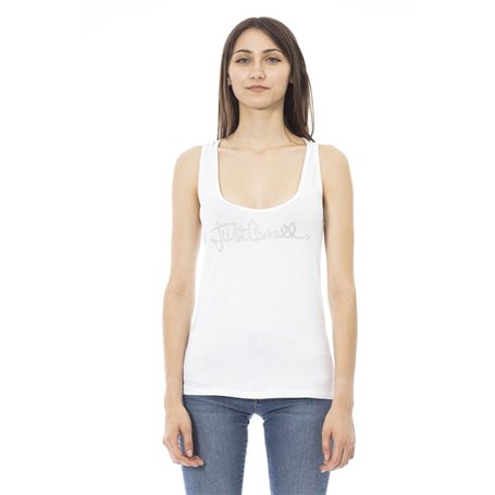 Just Cavalli Beachwear Top Blanc Femme