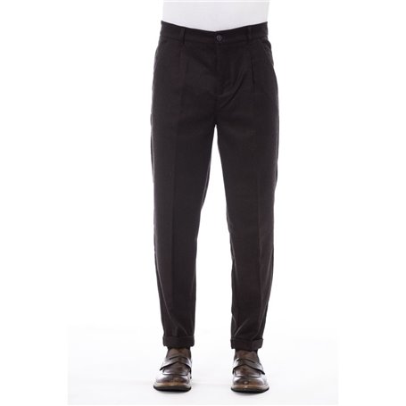 Alpha Studio Pantalons Brun Homme