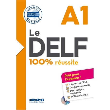 Le DELF A1 100% Réussite - édition 2016-2017 - Livre + didierfle.app