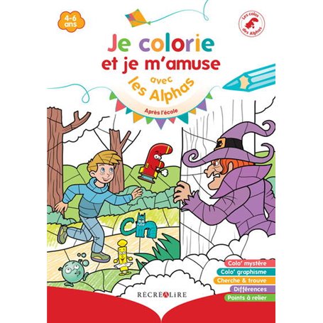 Je colorie et je m'amuse avec les Alphas après l'école