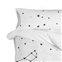 Taie d'oreiller HappyFriday Blanc Constellation Multicouleur 45 x 110 cm