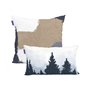 Set de housses de coussin HappyFriday Blanc Nightfall Multicouleur 2 Pièces