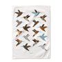 Tissu de cuisine HappyFriday Colibri delphinae Multicouleur 70 x 50 cm (2 Unités)