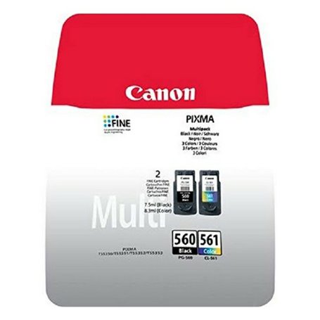 Canon Multipack de cartouches d'encre noire PG-560 et couleur CL-561