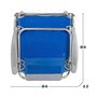 Chaise de Plage Colorbaby 51 x 45 x 76 cm Bleu