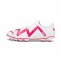 Chaussures de Football pour Adultes Puma Future Play FG/AG Blanc Fuchsia