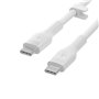 Belkin BOOSTCHARGE Flex câble USB 2 m USB 2.0 USB C Blanc