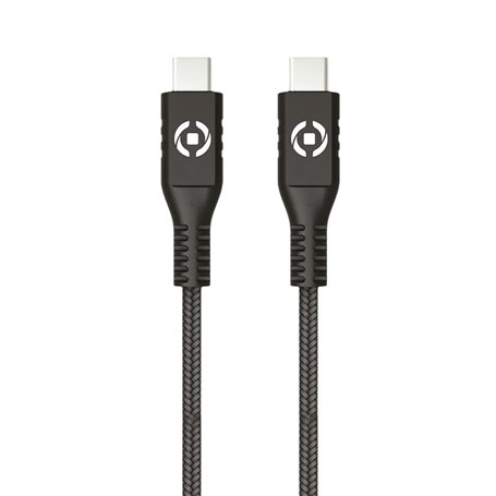 Câble USB-C Celly PL2MUSBCUSBC 2 m Noir