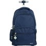 Cartable à roulettes Milan 1918 Blue marine 52 x 34,5 x 23 cm
