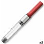 Convertisseur pour Stylo à Plume Lamy Rouge (5 Unités)