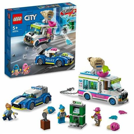 Playset Lego 60314 Ice Cream Truck Police Chase 60314 Multicouleur (317 pcs)