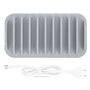 Manhattan 180856 Organiseur de station de chargement Support de bureau Plastique Blanc