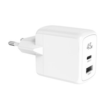 TIGER POWER LITE CHARGEUR SECTEUR GAN 45W USB-C USB-A