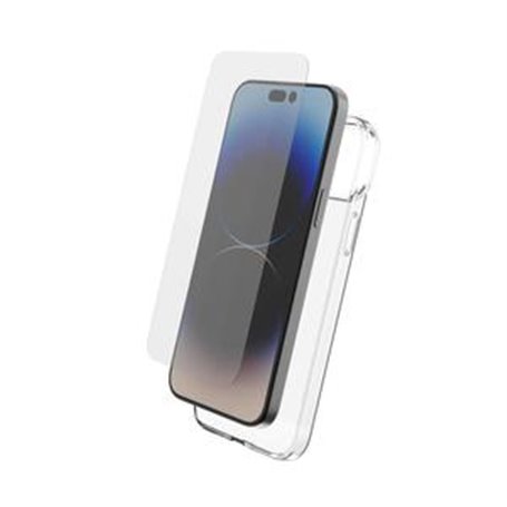 PACK COQUE SOUPLE + VERRE TREMPE IPHONE 15 PLUS