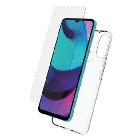 STARTER PACK COQUE SOUPLE + VERRE TREMPE MOTOROLA E20