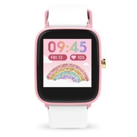 MONTRE CONNECTEE JUNIOR BLANC ROSE