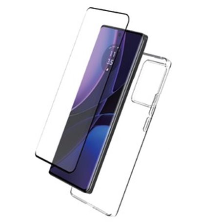 STARTER PACK COQUE SOUPLE + VERRE TREMPE 3D MOTOROLA EDGE 40