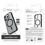 TIGER CASE LITE COQUE MAGSAFE 2M NOIR TRANSLUCIDE IPHONE 15 PRO