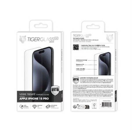 TIGER GLASS LITE VERRE TREMPE IPHONE 15 PRO