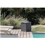 Coffre de jardin WOODY'S - Résine - Capacité 90L - Anthracite