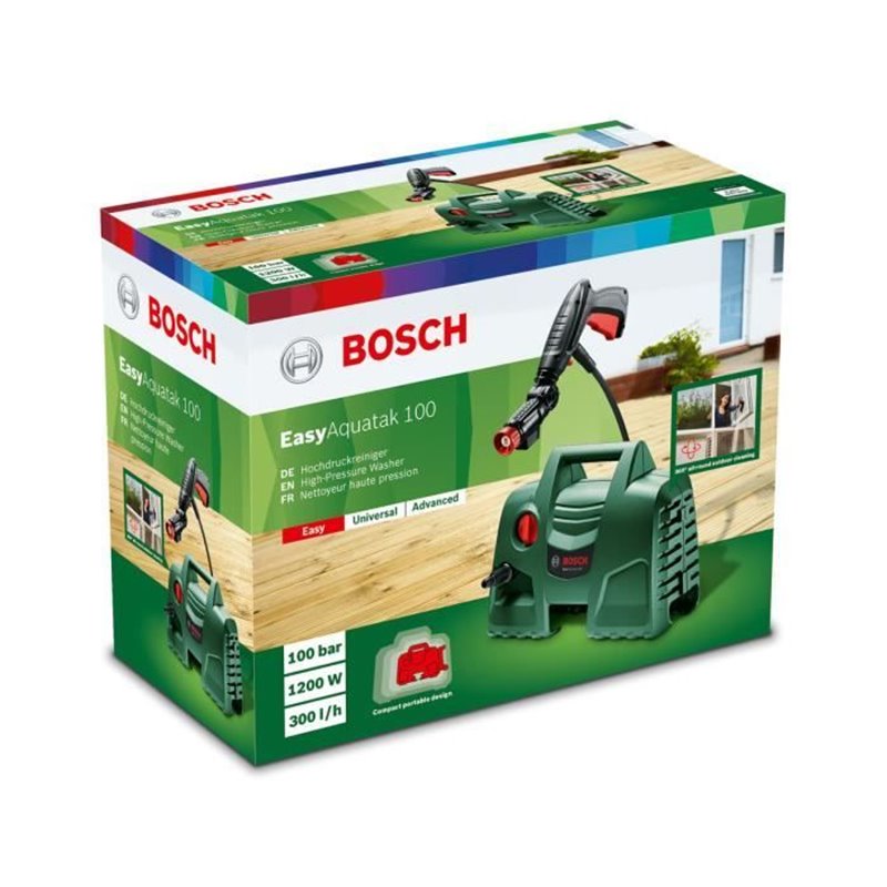 Image secondaire de Nettoyeur haute-pression EasyAquatak 100 - Bosch - 100 bars - 1200 W