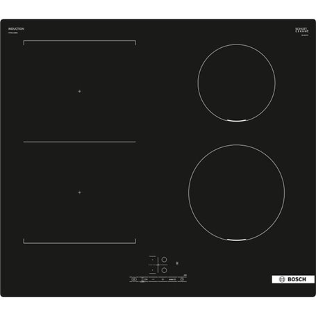 Bosch Serie 4 PVS611BB6E plaque Noir Intégré 60 cm Plaque avec zone à induction 4 zone(s)