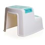 Tabouret marchepied - DREAMBABY - 2 UP - Antidérapant et texturé - Jusqu'a 80 kg pour les petits et les adultes - Aqua