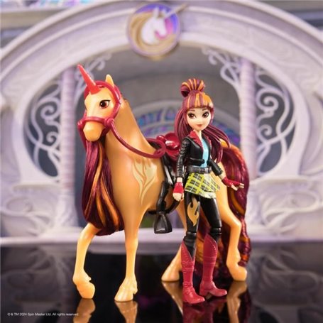 SPIN MASTER COFFRET LICORNE ET POUPEE CINDER ET VALENTINA Unicorn Academy