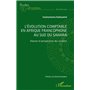 Lévolution comptable en Afrique francophone au sud du Sahara