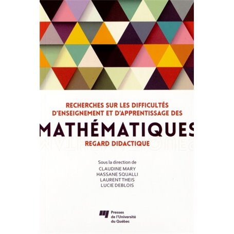 RECHERCHES SUR LES DIFFICULTES D'ENSEIGNEMENTET D'APPRENTISS