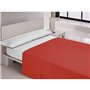 Drap Happy Home MIX COLORS Rouge Lit ½ persones