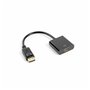Adaptateur DisplayPort vers HDMI Lanberg AD-0009-BK Noir 10 cm