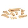 Coffret Evolution Intermédiaire 16 Rails - BRIO - 33402 - Circuit de train en bois pour enfant des 3 ans
