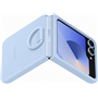 Coque Samsung Galaxy Z Flip 6 Silicone avec anneau Bleu Samsung