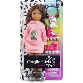 Poupée Mannequin - COROLLE - Melody Music et Mode - 28 cm - 6 accessoires - Senteur vanille - Des 4 ans