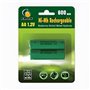 GALIX Lot de 2 piles rechargeables Ni-Mh LR06/AA - 1