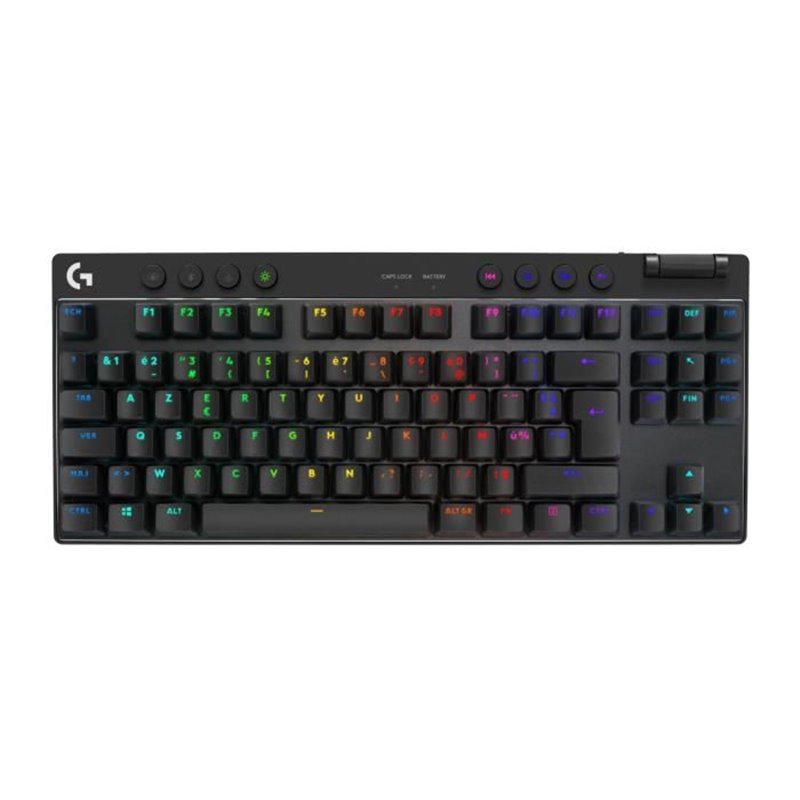 Clavier gamer - sans fil - Logitech G - G Pro X TKL Lightspeed - USB - Azerty - Noir