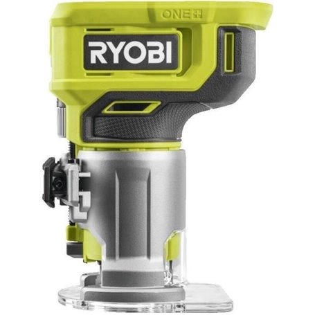 RYOBI Affleureuse a bois 18V - 30 000 tr/min - pince 6 mm - 1 meche de coupe