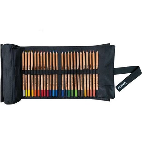 Crayons de couleur LYRA L2004240 Multicouleur étui enroulable 24 Pièces