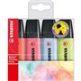 Ensemble de Marqueurs Fluorescents Stabilo Boss Original Pastel Multicouleur (4 Unités)