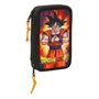 Plumier double Dragon Ball Noir 12.5 x 19.5 x 4 cm 28 Pièces