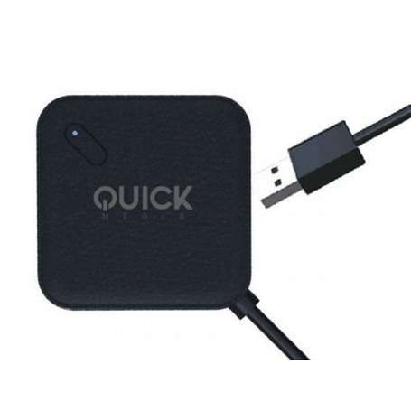 Hub USB Quick Media QMH304PB Noir