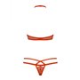 Ensemble de Lingerie Obsessive 838-SET-3 Rouge L/XL
