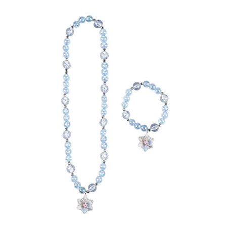 Ensemble Collier et Bracelets Frozen 2 Pièces Bleu