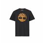 T-shirt à manches courtes homme Timberland Kennebec River Tree Logo Noir