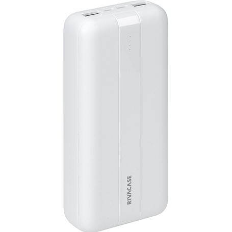Powerbank USB A/USB C/ Micro USB 20000mAh Blanc Rivacase