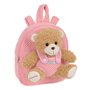 Sac à dos enfant Safta Ours en peluche Rose 23 x 27 x 7