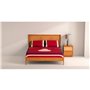 Jeu de draps Benetton Rouge Standard Poire 4 Pièces
