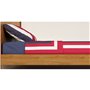Jeu de draps Benetton Rouge Standard Poire 4 Pièces