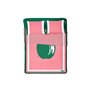 Jeu de draps Benetton Vert Rose Pomme 4 Pièces